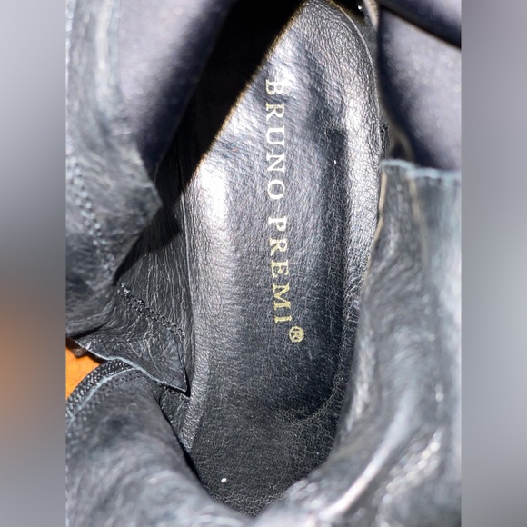 Bruno Premi Black Leather Knee Boots - Picture 7 of 8